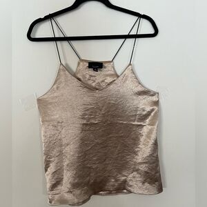 Lumiere gold toned thin straps blouse, great condition, size Medium
